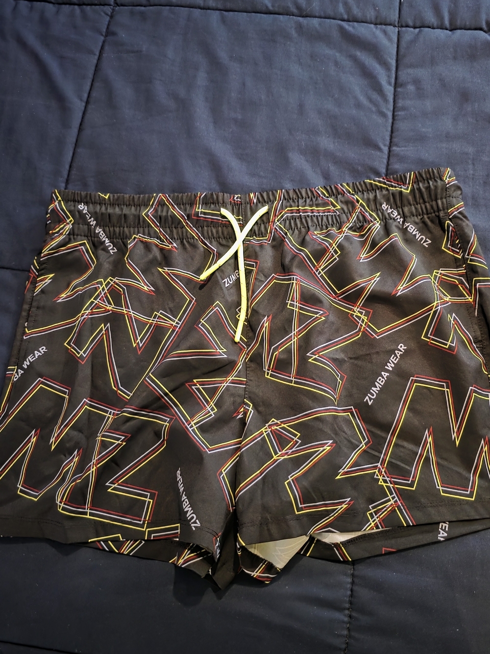 Womens Zumba Black Logo Shorts
